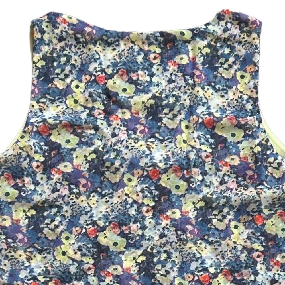 CAbi‎ Womens Tunic Small Positano Floral Layered Sleeveless Lined Blouse - Picture 8 of 14